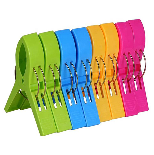 Large windproof strong colored clothespins for home use