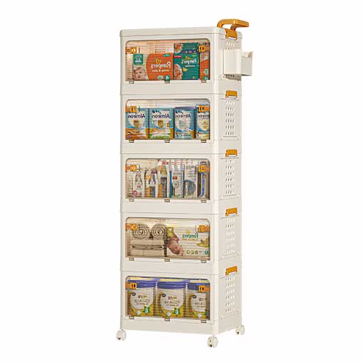 Children's large folding storage cabinet (2 to 5 floors)