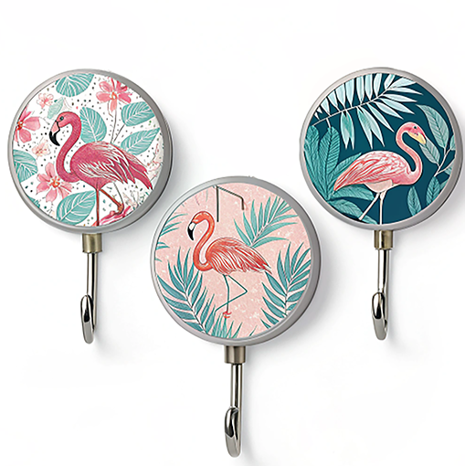 Flamingo pattern hook