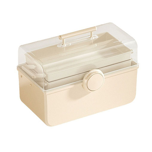 Swivel buckle plastic storage box