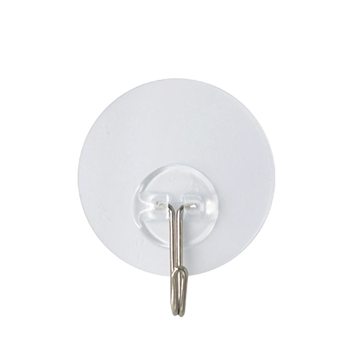 Transparent and non-marking round hooks