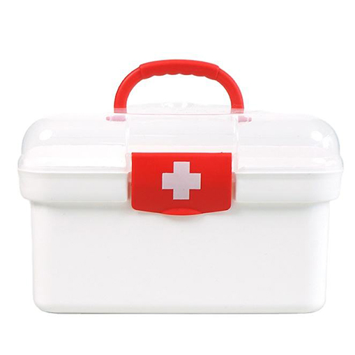 Plastic medical container Home emergency medical kit