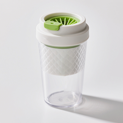 Double drink flower tea coffee cup