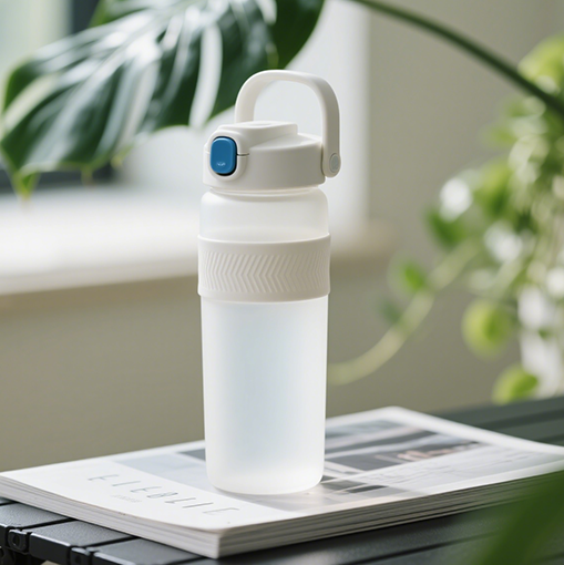 Frosted Handle Snap Lid Cup (Large)