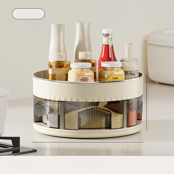 Double layer sauce box storage rack（HYSYA7-6188）