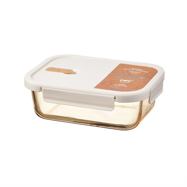 1040mL Chayan Yuese Rectangular Glass Crisper Box(HYSYA13-1405)