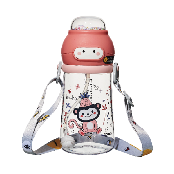 Cartoon straw water bottle(HYMYD1-B1053)