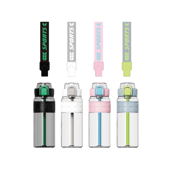 Sport flip lid straw cup