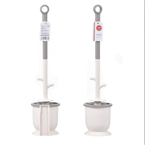 Cup-shaped toilet brush set