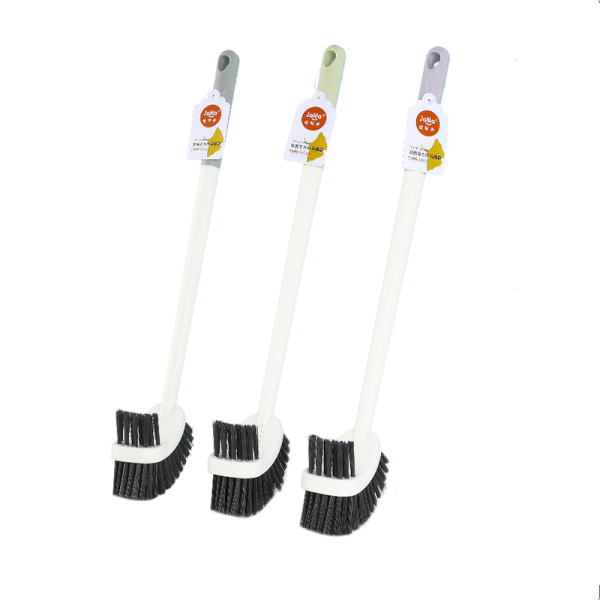Double-sided wool square toilet brush