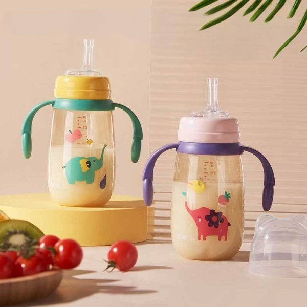 PPSU Bear Straw Feeding Bottle