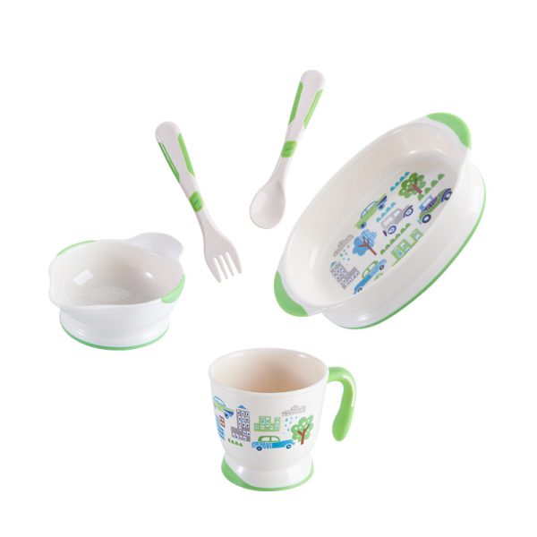 Baby Tableware and Water Cup 5-Piece Set