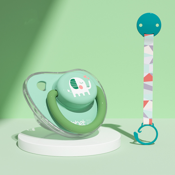 Heart-shaped pacifier