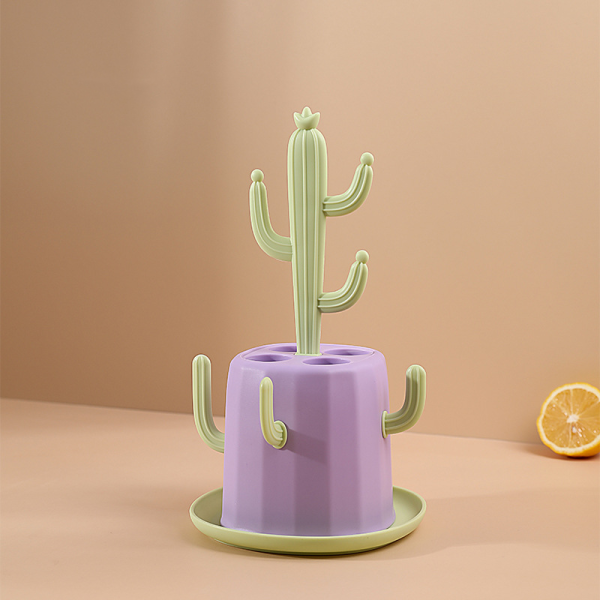 Cactus baby bottle drying rack