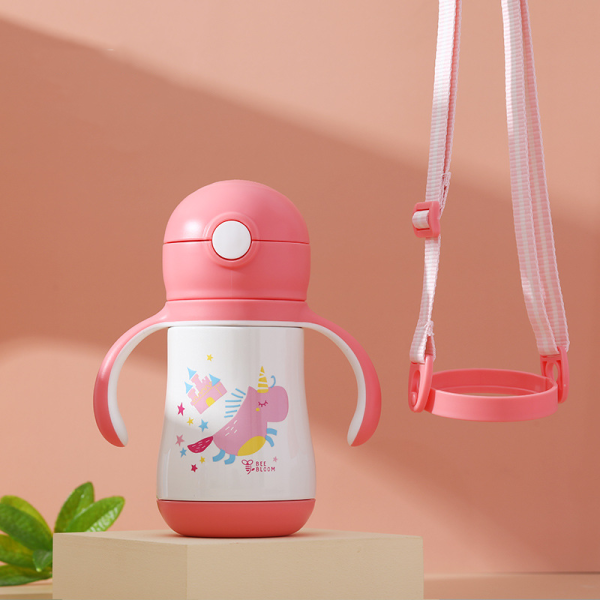 Unicorn Series Stainless Steel Insulated Straw Cup with Handle